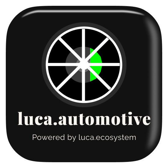luca.automotive premium automotive design logo