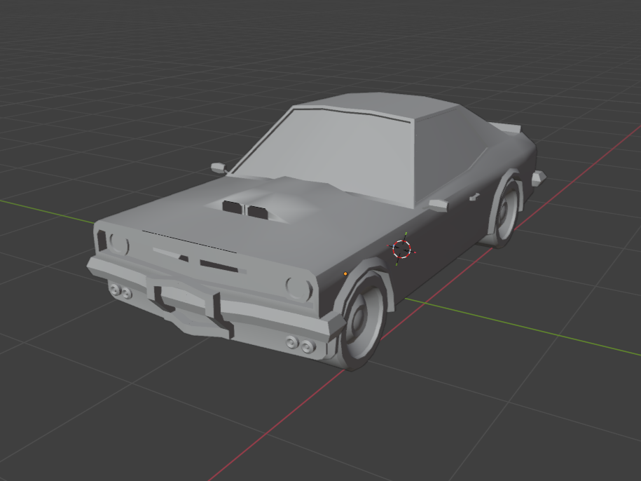 LA Feroce luxury sports car 3D model with photorealistic rendering